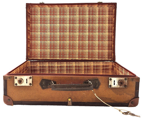 Valise ancienne carton bouilli - ancienne,