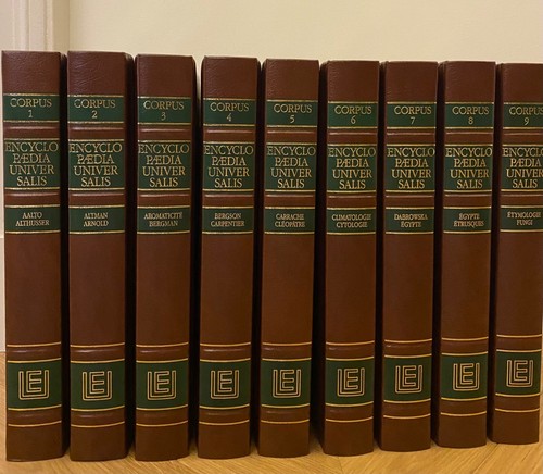 Encyclopédie universalis - encyclopédie,