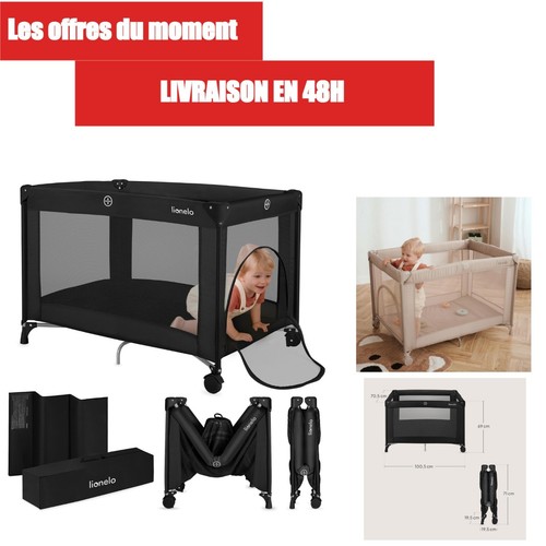 Lionelo lit voyage amelie - lit,