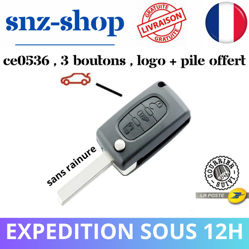 Coque clé plip citroën - coque,
