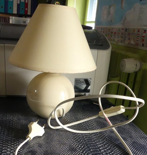 Lampe chevet vintage 1990 - de,