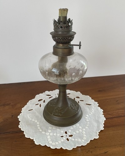 Lampe pétrole ancienne - pétrole,