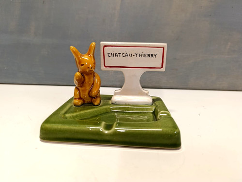 Empty ceramic pocket ashtray - ,
