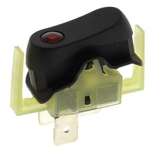 Interrupteur 3 cosses noir