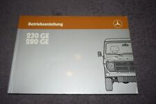 Operating instructions manual Mercedes W 460 230GE/280GE unused