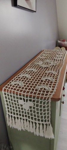 Chemin table ancien crochet - de,