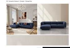 Canapé d'angle Habitat 4 pces