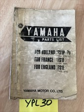 Yamaha 50 FS1P FS1PD FS1F FS1E 378 379 469 470  liste catalogue pièces détachée
