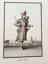 GRAVURE PERSONNAGE HABIT