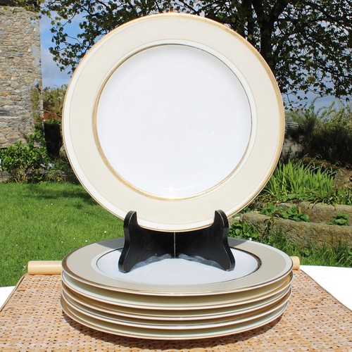 Set assiettes plates en - 6,