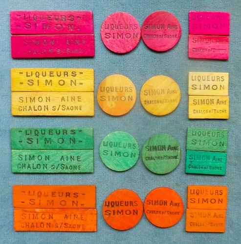 Lot anciens jetons jeu - jetons, de