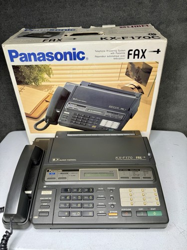 Vintage panasonic f170c fax - vintage, kx-f170c