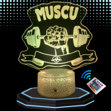 Lampe chevet 3D LED Sport