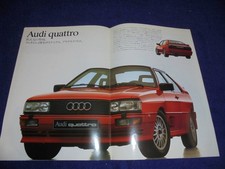 1986 Audi catalogue Audi 80CC