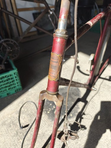 Cadre vélo terrot 1930 - de,
