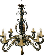 lustre renaissance en  fer