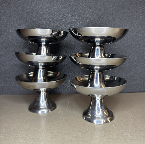 Lot coupelles inox guy - 6,