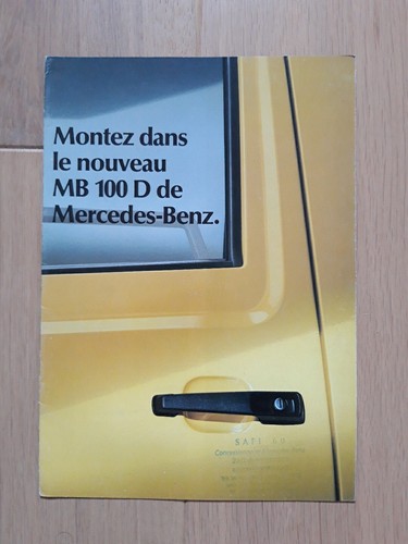 Dépliant mercedes benz - dépliant, mercedes-benz