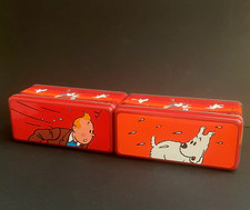 TINTIN 2010 - LOT 2 ADVERTISING BOXES LIMITED EDITION TINTIN SNOWY PURSUIT