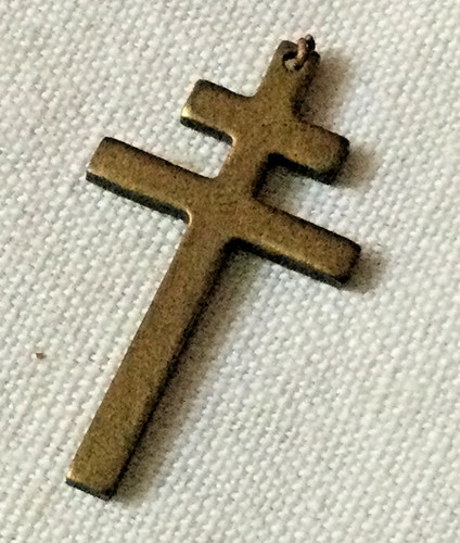 Pendentif croix lorraine - pendentif,