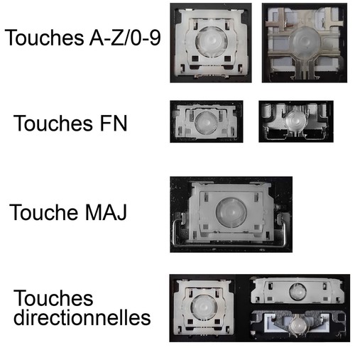 Touche clavier pour hp - de,