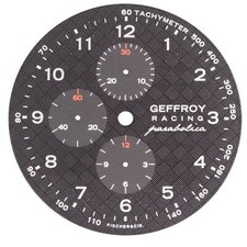 Cadran pour Valjoux 7750 - Geffroy Racing Parabolica 40.15 mm