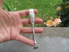 pince à sucre en argent