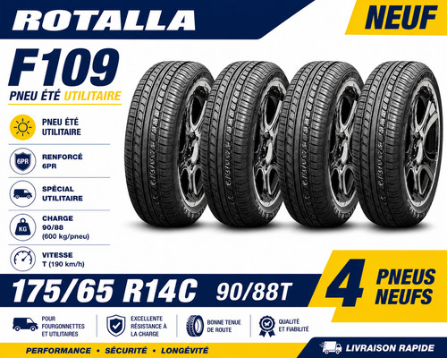 Pneus 175 r14c 90 - 4, 90/88t