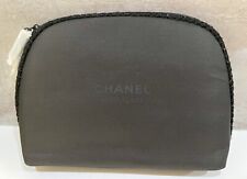 Chanel Maquillage Beauty Bag - Classic Black With Shiny Tweed Trim (2 Zips) NEW