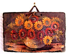 TUILE Plate Peinte par