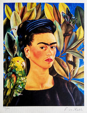 Frida Kahlo Lithographie COA