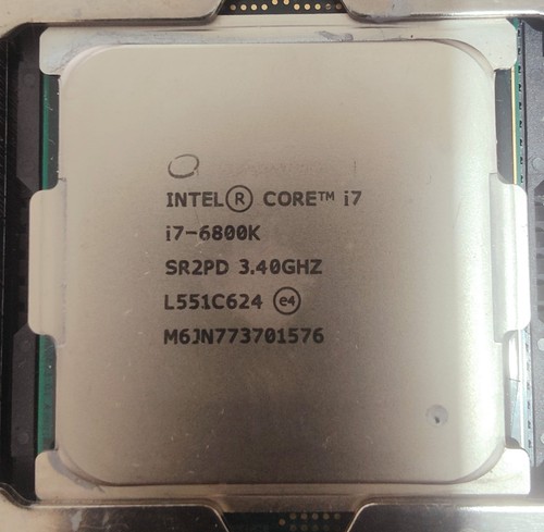 Processeur intel core 6800k - core,