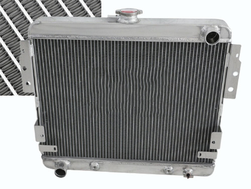 3row aluminium radiateur pour - aluminium,