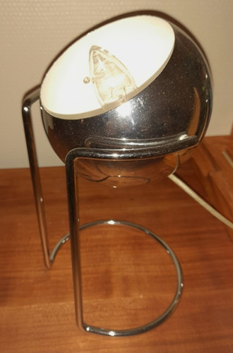 Lampe boule chrome design - chrome,