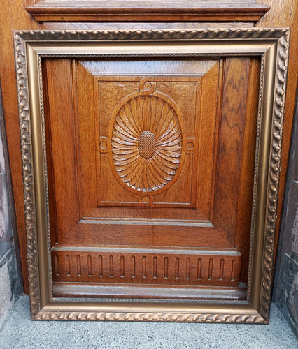 Important cadre doré style - doré,