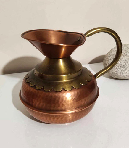 Cruche ancienne cuivre - cruche,