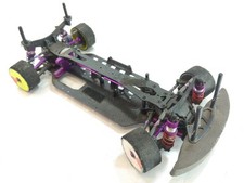 *RARE* HPI Racing Pro4 1/10 4x4 Touring Car Roller Rolling Chassis Carbon Fiber