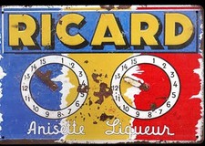 Plaque peinte publicitaire pub