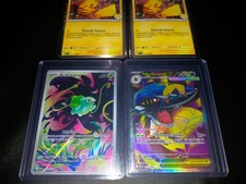 lot de 4 Cartes Pokémon