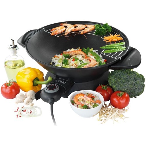 Domo wok electrique 1800w - electrique,