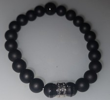 Bracelet pierre noire Thomas