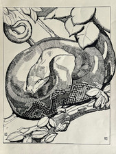 PAUL JOUVE Gravure ART DECO