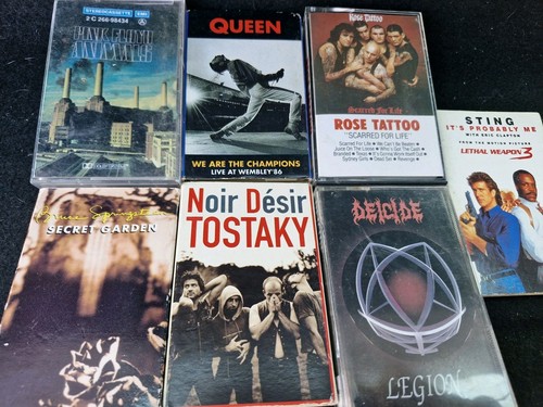 Lot cassettes audio k7 - cassettes,