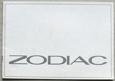 FORD ZODIAC Mk IV Car Sales Brochure c1967-68 #65051/CD87/50M/DOM