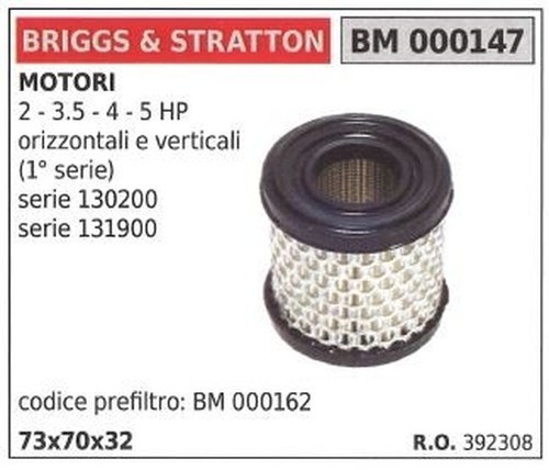 Filtre air briggs stratton - À, briggs&stratton