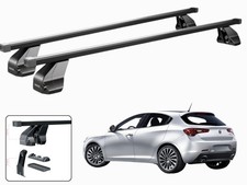 Barres Portatutto Porte-Bagages De Toit Pour Alfa Romeo Giulietta Noires Menabo