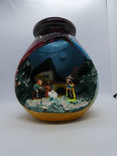 Crèche dans vase pot - crèche,