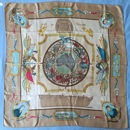 Carré hermès géographe - hermès, le