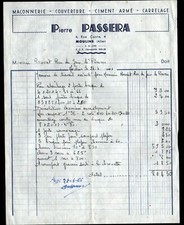 MOULINS-SUR-ALLIER (03) MACONNERIE TILE COVER ""Pierre PASSERA"" in 1966