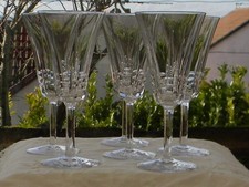 6 verres à vin rouge en